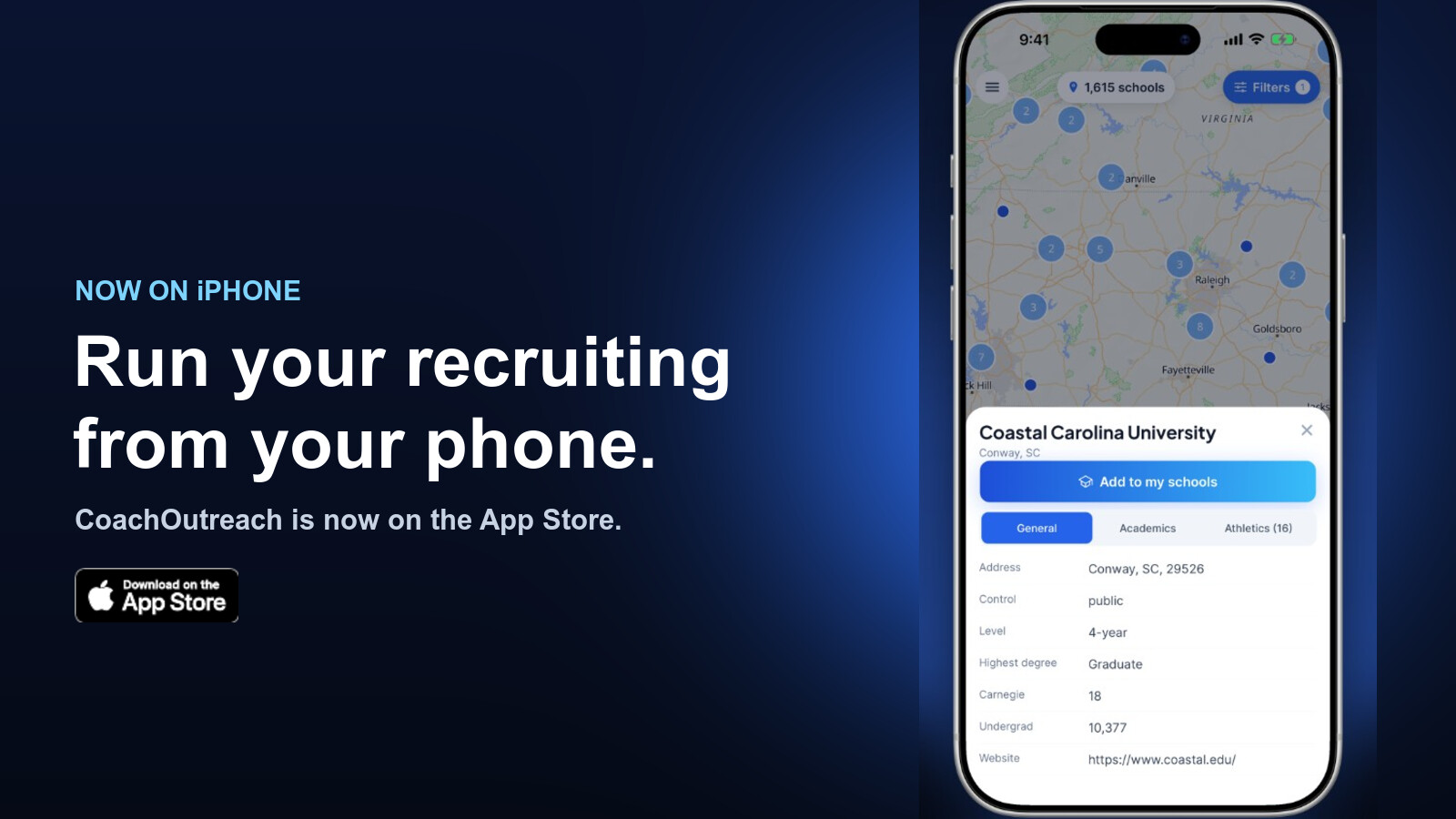 CoachOutreach Is Now on the App Store
